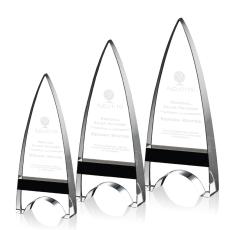 Pearce Black Peaks Crystal Trophy - Crystal Trophies