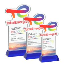 EdgeCraft Rectangle Full Color on Hartford - Blue (Ocean) - Custom Trophies