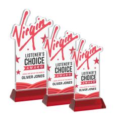 EdgeCraft Rectangle Full Color on Hartford - Red (Ocean) - Custom Trophies