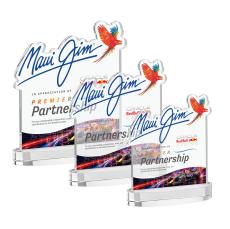 EdgeCraft Square Full Color on Alberton - Clear (via Ocean) - Custom Trophies