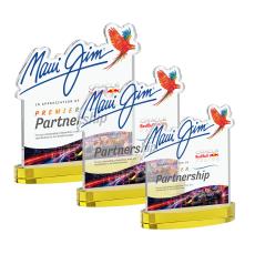 EdgeCraft Square Full Color  on Alberton - Gold (via Ocean) - Custom Trophies