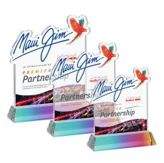 EdgeCraft Square Full Color on Hartford - Prismatic (Ocean) - Custom Trophies