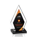 Whitt Full Color Black Crystal Trophy