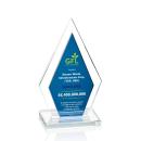 Whitt Full Color Blue Crystal Trophy
