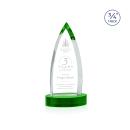Valdes on Alberton Base Green Crystal Trophy