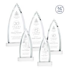 Valdes on Alberton Base Fagan Crystal Trophy - Crystal Trophies