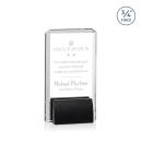 Howard Black Rectangle Crystal Trophy