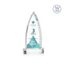 Valdes Full Color on Alberton Base Clear Crystal Trophy