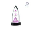 Valdes Full Color on Alberton Base Black Crystal Trophy