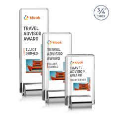 Howard Full Color Rectangle Metal Trophy - Custom Trophies