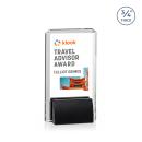 Howard Full Color Black Rectangle Crystal Trophy