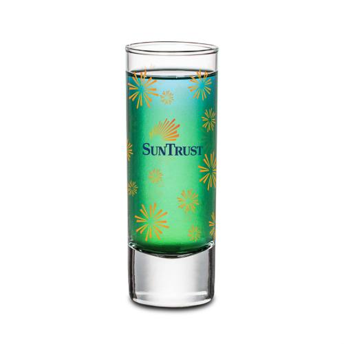 Custom Barware Glasses - Shot Glasses - Hinton Shot Glass - Full Color