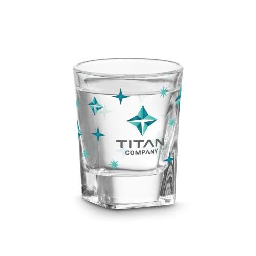 Custom Barware Glasses - Shot Glasses - Renton Shot Glass - Full Color