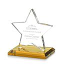 Gamboa Star Amber Crystal Trophy