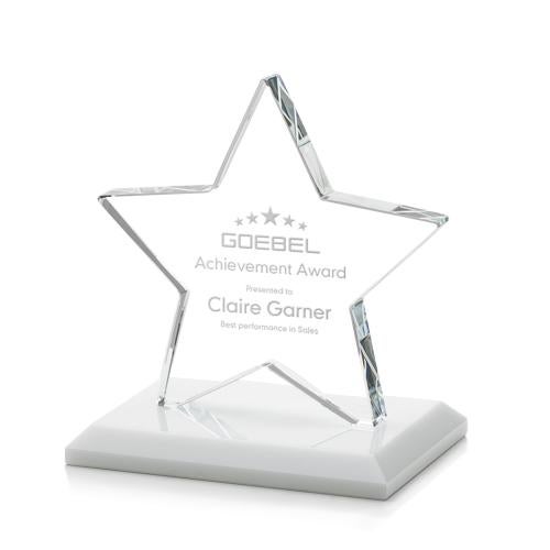 Awards and Plaques - Crystal Trophies - Gamboa Star Fagan Crystal Trophy