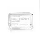 Rahman Cube Horizontal Rectangle Crystal Trophy