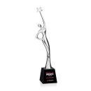 Star Goddess Full Color Silver/Black Crystal Trophy