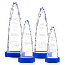 Booker Iceberg on Base - Blue - Crystal Trophies