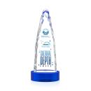 Booker Full Color on Base Blue Towers Crystal Trophy