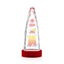 Booker Full Color on Base Red Towers Crystal Trophy