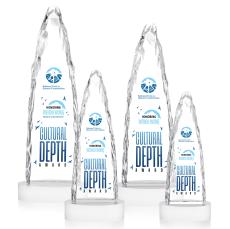 Booker Full Color on Base Fagan Towers Crystal Trophy - Crystal Trophies