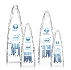 Booker Iceberg Full Color Towers Crystal Trophy - Crystal Trophies