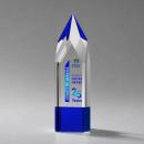 Turret Full Color Blue Towers Crystal Trophy