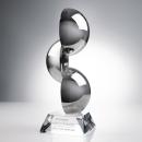 Gardalini Unique on Clear Base Glass Trophy