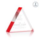 Spartan Triangle Red Acrylic Trophy