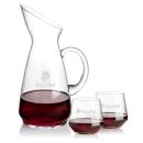 Taroni Carafe & Ledford Stemless Wine