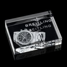 Arias Dimensions Rectangle 3D Crystal Trophy - Crystal Trophies