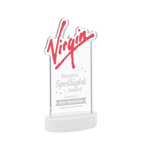 Awards and Plaques - Crystal Trophies - EdgeCraft Rectangle on Alberton - Fagan (via Air)