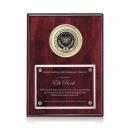 Zapata Plaque - Rosewood/Gold