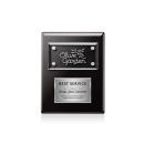 Woodward Plaque - Black/Silver