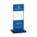 Berry Blue Crystal Trophy
