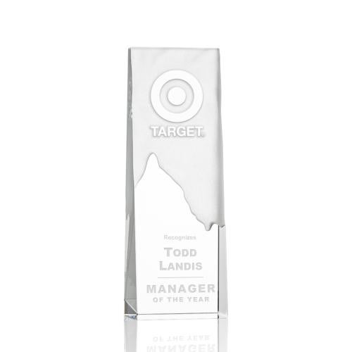 Awards and Plaques - Crystal Trophies - Siegel Towers Crystal Trophy