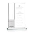 Valle Perpetual Silver Rectangle Crystal Trophy