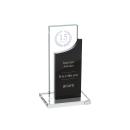 Tuttle Black Rectangle Crystal Trophy