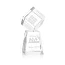 Klein Square / Cube on Medium Base Crystal Trophy