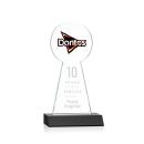 Laidlaw Full Color/Etch Black Circle Crystal Trophy