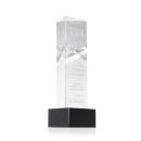 Groves on Plated Base Black Towers Crystal Trophy