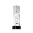 Groves Full Color on Lockwood Base Black Towers Crystal Trophy