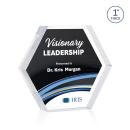 Markville Hexagon Full Color Clear Acrylic Trophy