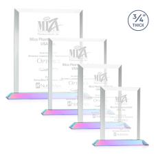 Hinton Prismatic Rectangle Crystal Trophy - Crystal Trophies