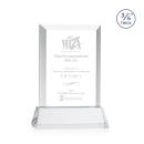 Hinton on Helton Clear Rectangle Crystal Trophy
