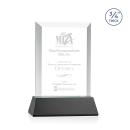 Hinton on Helton Black Rectangle Crystal Trophy