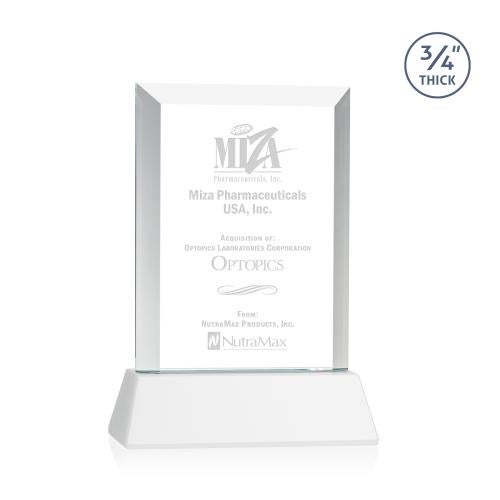 Awards and Plaques - Crystal Trophies - Hinton on Helton Fagan Rectangle Crystal Trophy