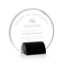 Gaston Black Circle Crystal Trophy