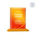 Hinton Full Color Amber Rectangle Crystal Trophy