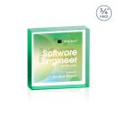 Upton Square Full Color Dillon Sided Emerald Square / Cube Crystal Trophy